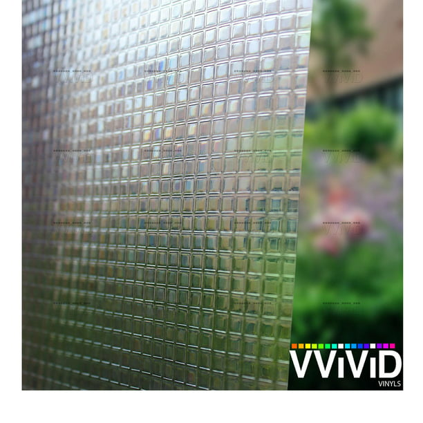 VViViD Linen weave 36" x 24" Window Film Privacy Decal